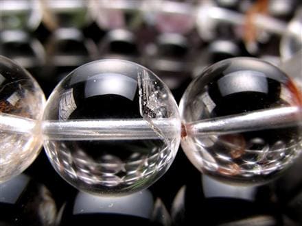 クォーツインクォーツ ブレスレット マニフェストクォーツ 貫入水晶 クリスタル