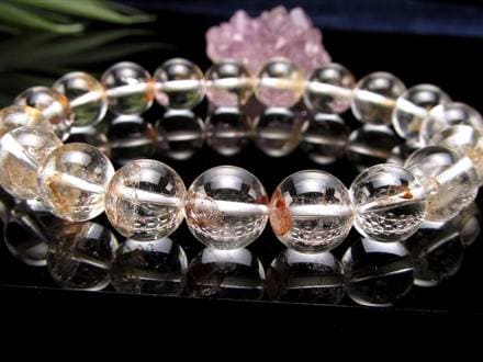 クォーツインクォーツ ブレスレット マニフェストクォーツ 貫入水晶 クリスタル