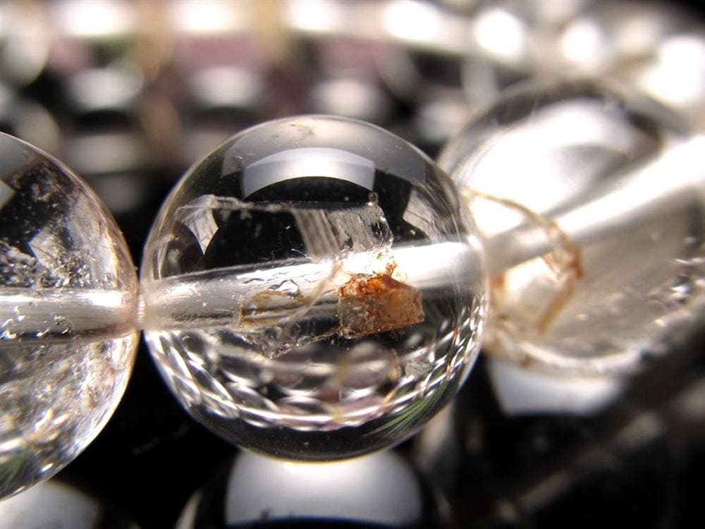 クォーツインクォーツ ブレスレット マニフェストクォーツ 貫入水晶 クリスタル