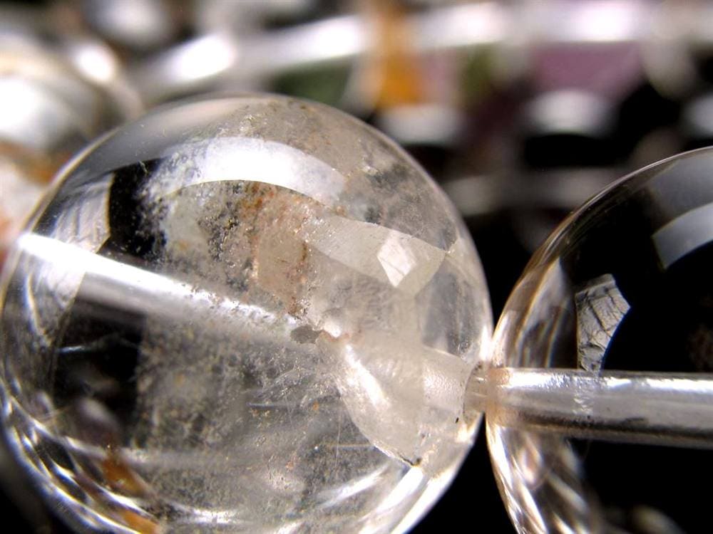 クォーツインクォーツ ブレスレット マニフェストクォーツ 貫入水晶 クリスタル