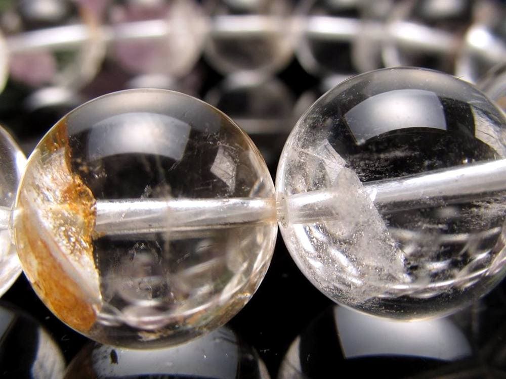 クォーツインクォーツ ブレスレット マニフェストクォーツ 貫入水晶 クリスタル