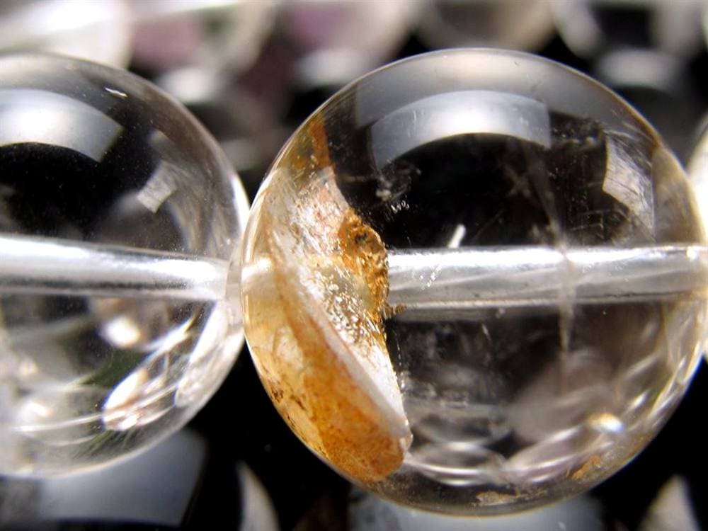 クォーツインクォーツ ブレスレット マニフェストクォーツ 貫入水晶 クリスタル