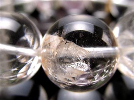 クォーツインクォーツ ブレスレット マニフェストクォーツ 貫入水晶 クリスタル