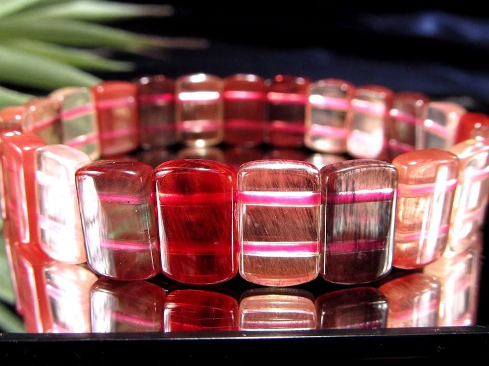 アンデシン ブレスレット レッド カラーチェンジ バングル