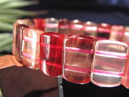 アンデシン ブレスレット レッド カラーチェンジ バングル