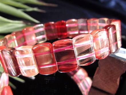 アンデシン ブレスレット レッド カラーチェンジ バングル