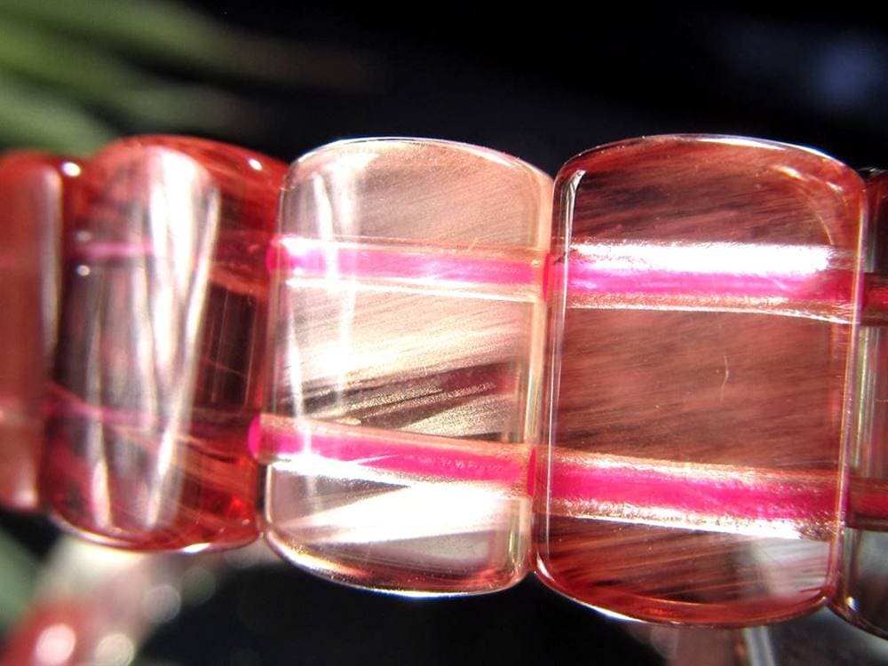 アンデシン ブレスレット レッド カラーチェンジ バングル