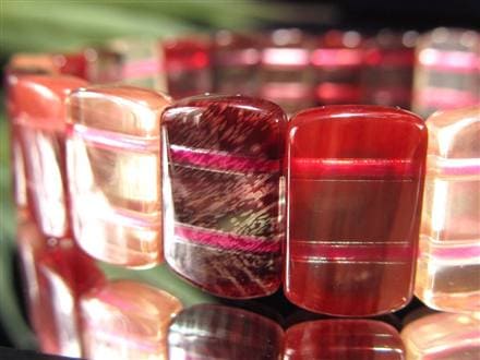 アンデシン ブレスレット レッド カラーチェンジ バングル