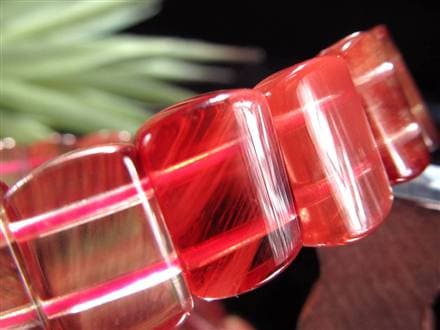 アンデシン ブレスレット レッド カラーチェンジ バングル