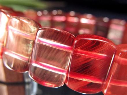 アンデシン ブレスレット レッド カラーチェンジ バングル