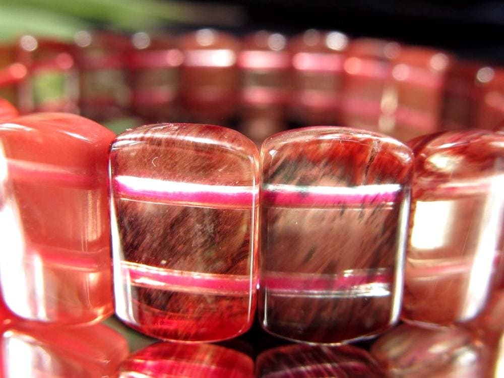 アンデシン ブレスレット レッド カラーチェンジ バングル