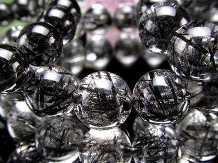 ルチルクォーツ ブラックルチル ブレスレット 天然石 パワーストーン