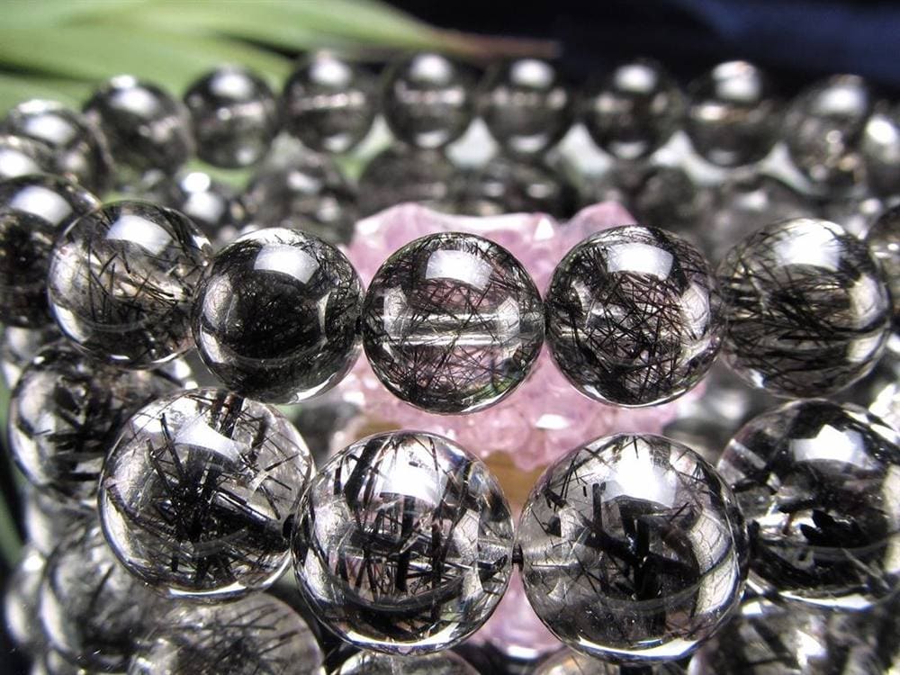 ルチルクォーツ ブラックルチル ブレスレット 天然石 パワーストーン