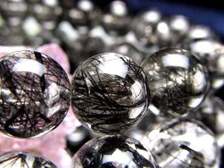 ルチルクォーツ ブラックルチル ブレスレット 天然石 パワーストーン