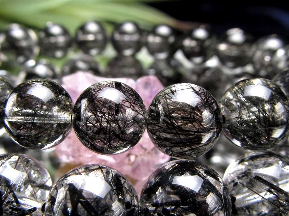 ルチルクォーツ ブラックルチル ブレスレット 天然石 パワーストーン