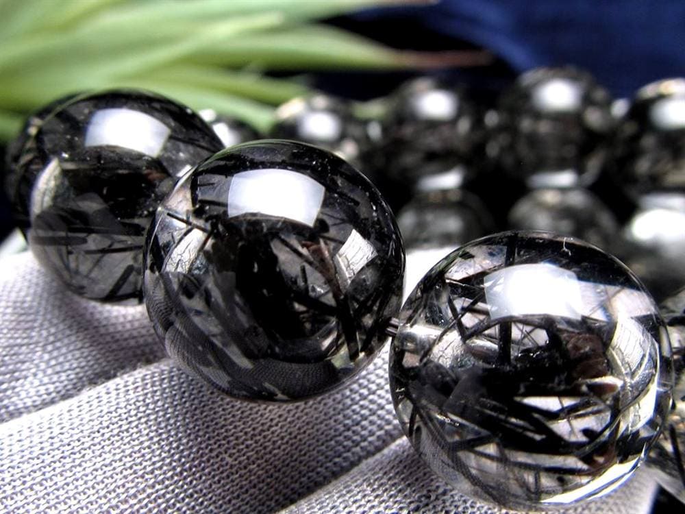 ルチルクォーツ ブラックルチル ブレスレット 天然石 パワーストーン