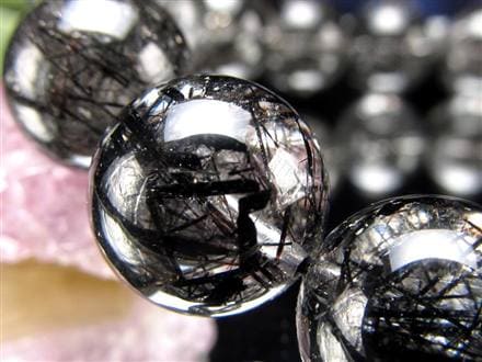 ルチルクォーツ ブラックルチル ブレスレット 天然石 パワーストーン