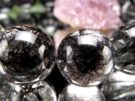 ルチルクォーツ ブラックルチル ブレスレット 天然石 パワーストーン