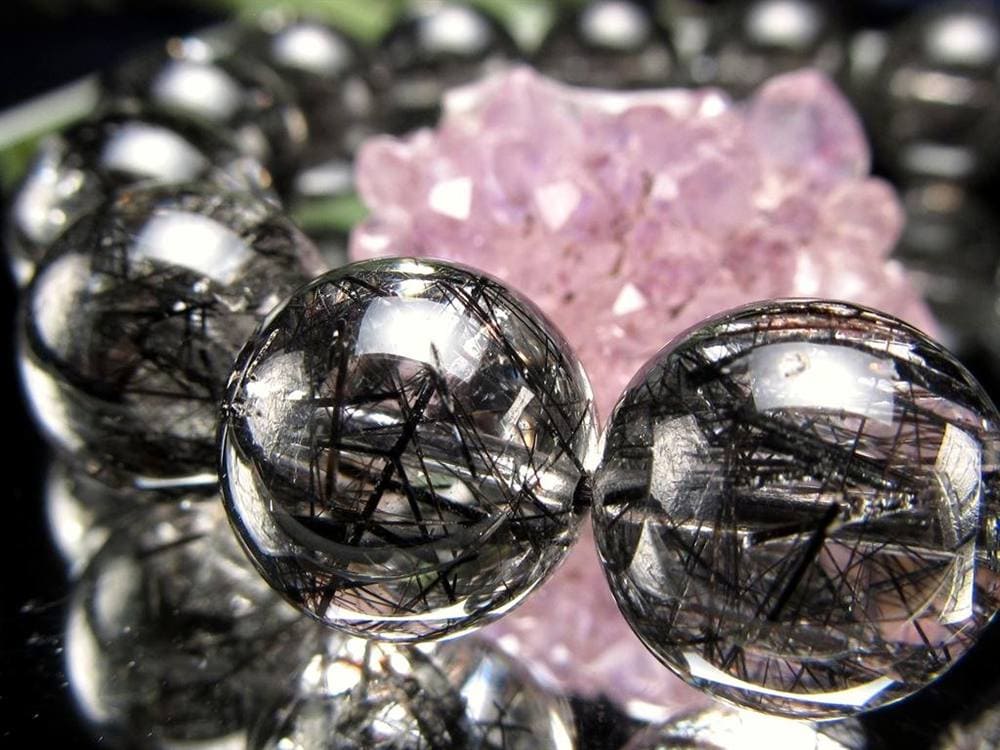 ルチルクォーツ ブラックルチル ブレスレット 天然石 パワーストーン