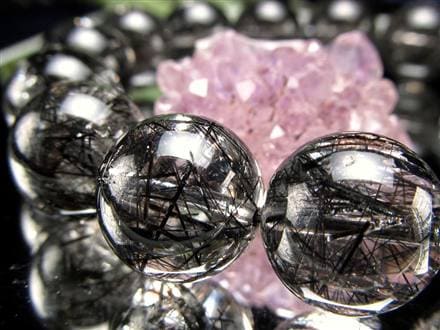 ルチルクォーツ ブラックルチル ブレスレット 天然石 パワーストーン