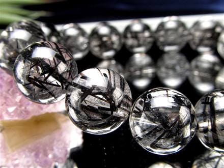 ルチルクォーツ ブラックルチル ブレスレット 天然石 パワーストーン