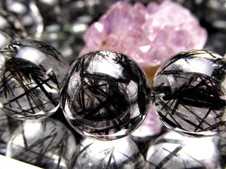 ルチルクォーツ ブラックルチル ブレスレット 天然石 パワーストーン