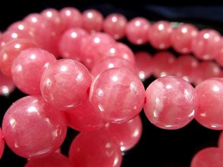 インカローズ ロードクロサイト ブレスレット レース模様 恋愛運