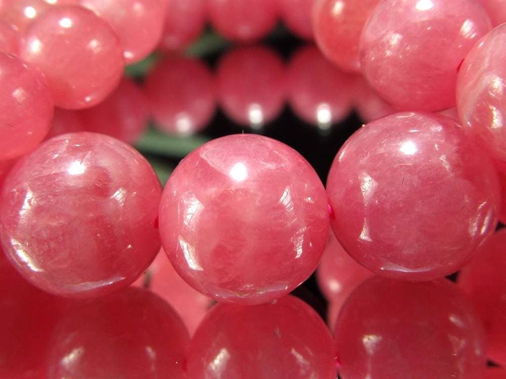 インカローズ ロードクロサイト ブレスレット レース模様 恋愛運