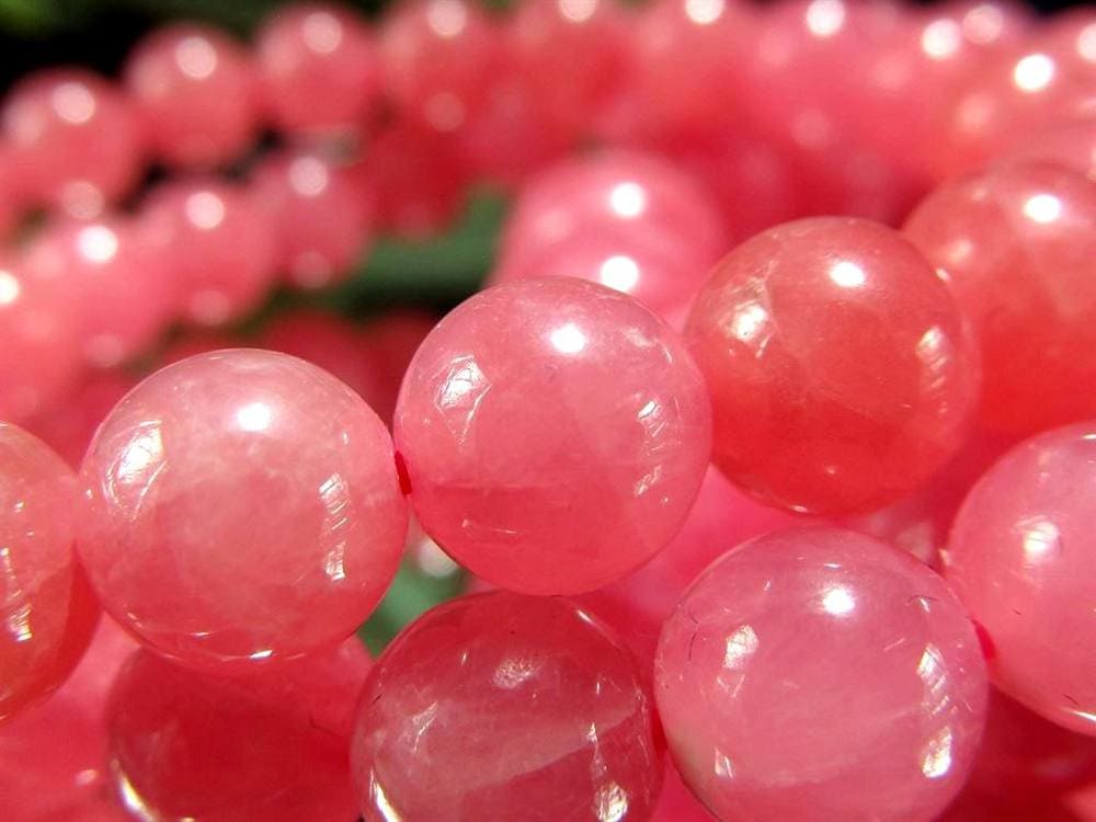 インカローズ ロードクロサイト ブレスレット レース模様 恋愛運