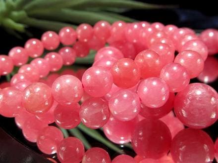 インカローズ ロードクロサイト ブレスレット レース模様 恋愛運