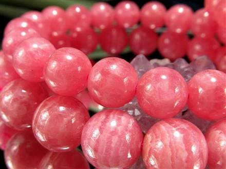 インカローズ ロードクロサイト ブレスレット レース模様 恋愛運