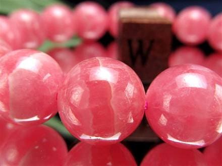 インカローズ ロードクロサイト ブレスレット レース模様 恋愛運