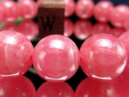 インカローズ ロードクロサイト ブレスレット レース模様 恋愛運