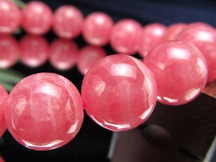 インカローズ ロードクロサイト ブレスレット レース模様 恋愛運