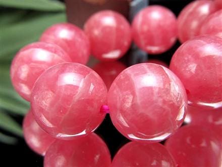 インカローズ ロードクロサイト ブレスレット レース模様 恋愛運