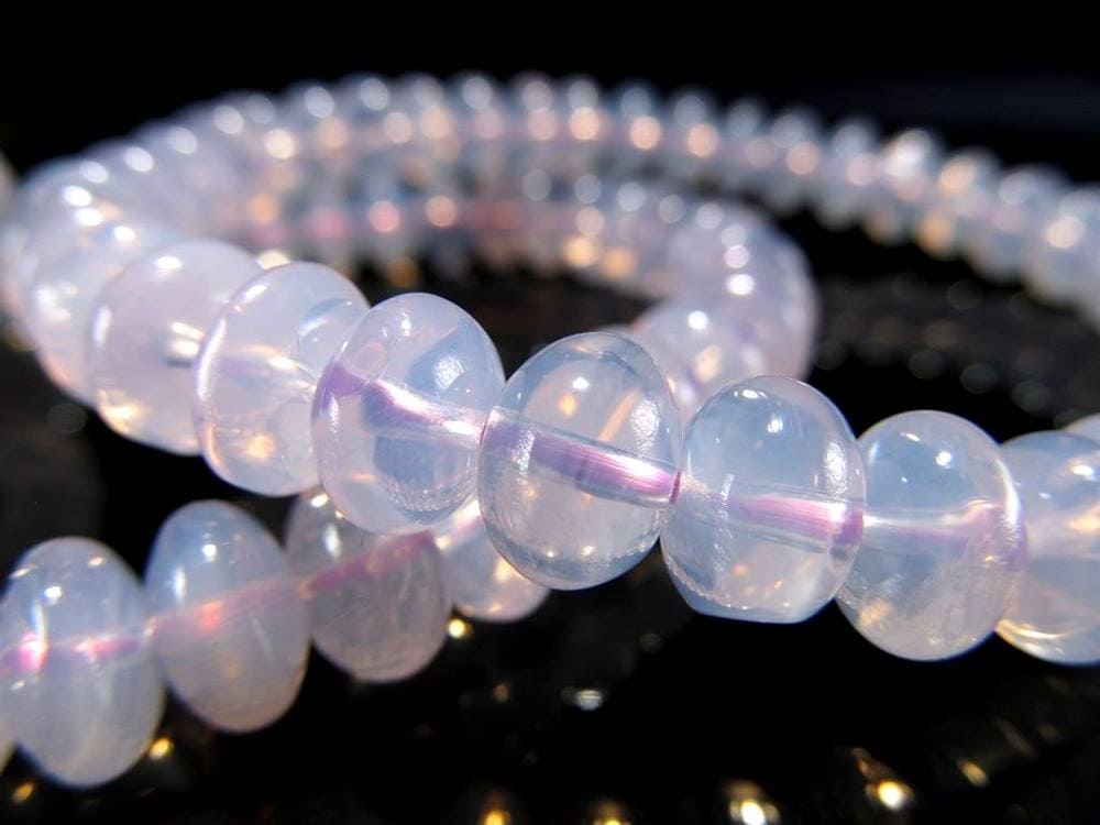 特殊カラー ムーンライトアメジスト スコロライト ブレスレット 2月の誕生石