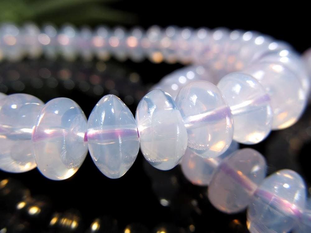 特殊カラー ムーンライトアメジスト スコロライト ブレスレット 2月の誕生石