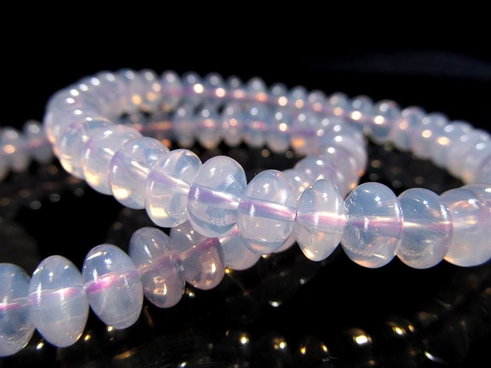 特殊カラー ムーンライトアメジスト スコロライト ブレスレット 2月の誕生石