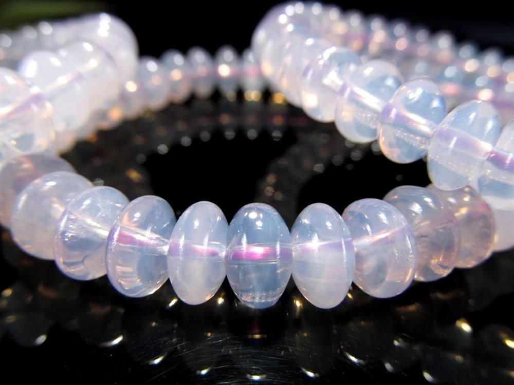 特殊カラー ムーンライトアメジスト スコロライト ブレスレット 2月の誕生石