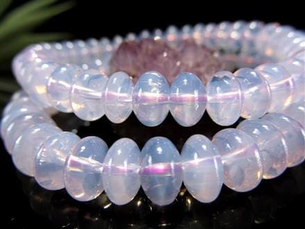 特殊カラー ムーンライトアメジスト スコロライト ブレスレット 2月の誕生石