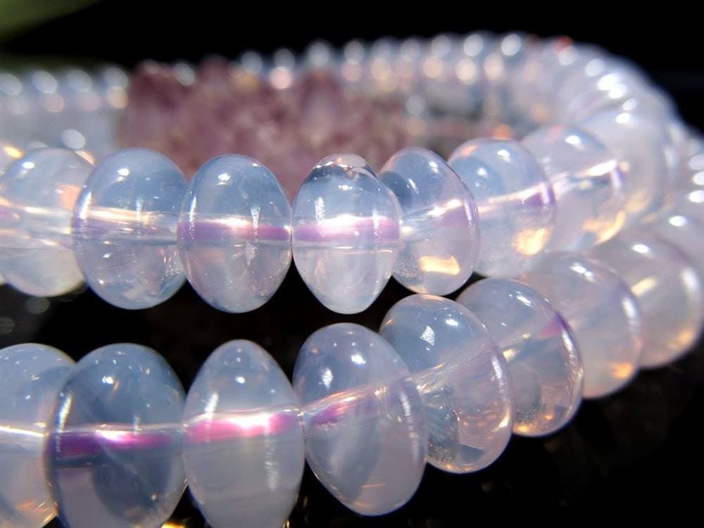 特殊カラー ムーンライトアメジスト スコロライト ブレスレット 2月の誕生石