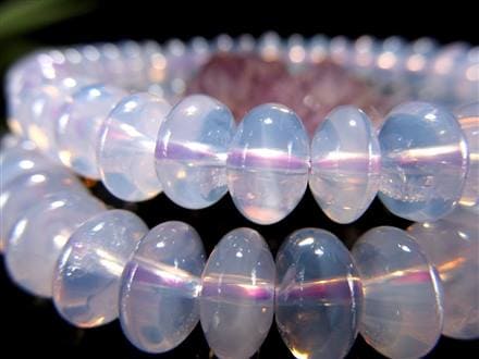 特殊カラー ムーンライトアメジスト スコロライト ブレスレット 2月の誕生石