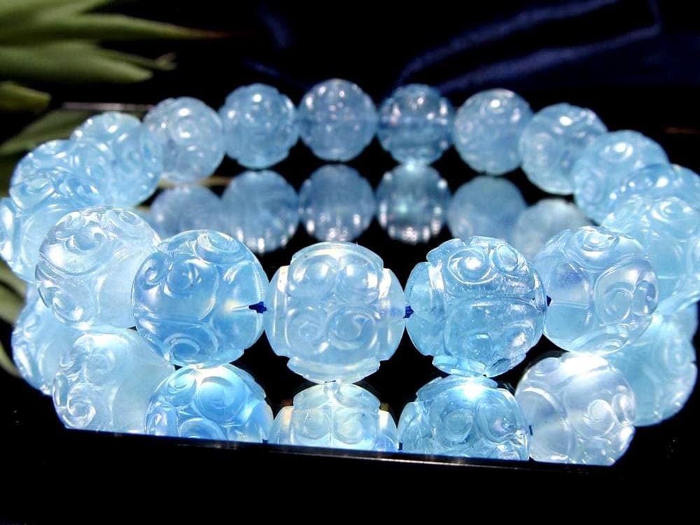 アクアマリン ブレスレット 3月の誕生石 ベリル マニコロ