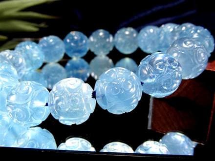 アクアマリン ブレスレット 3月の誕生石 ベリル マニコロ