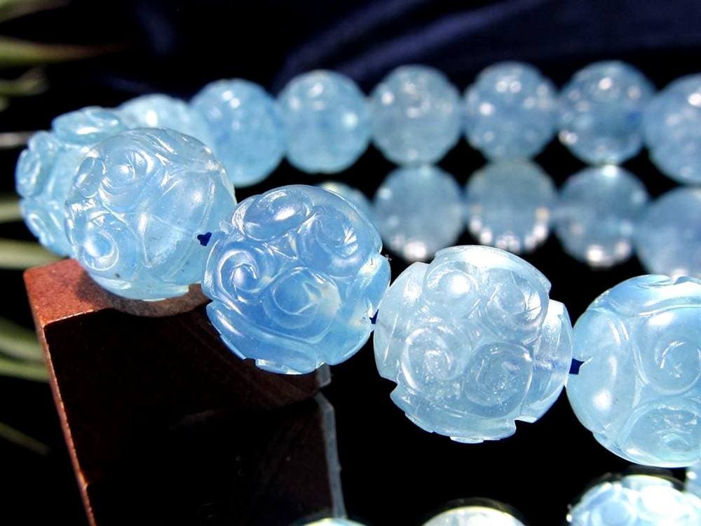 アクアマリン ブレスレット 3月の誕生石 ベリル マニコロ