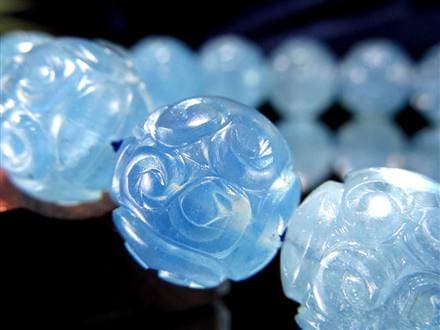 アクアマリン ブレスレット 3月の誕生石 ベリル マニコロ