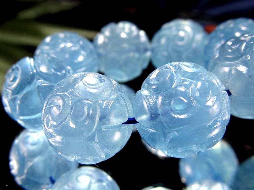 アクアマリン ブレスレット 3月の誕生石 ベリル マニコロ