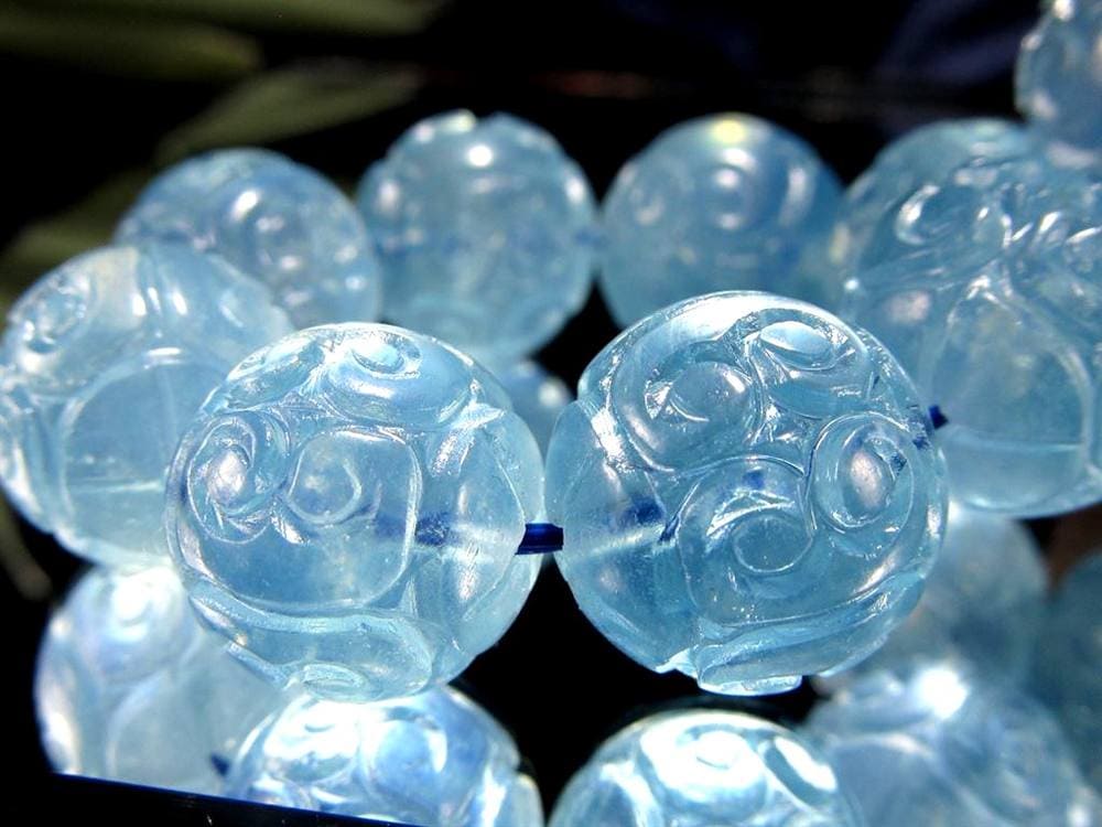 アクアマリン ブレスレット 3月の誕生石 ベリル マニコロ