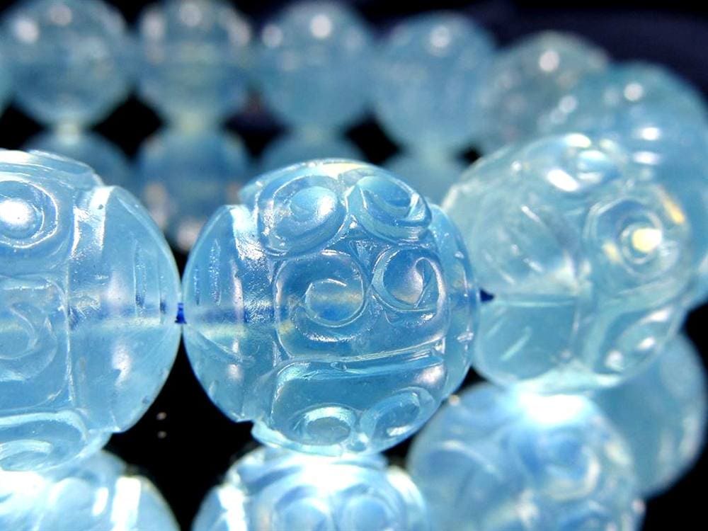 アクアマリン ブレスレット 3月の誕生石 ベリル マニコロ