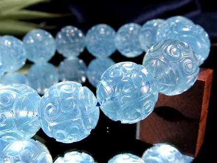 アクアマリン ブレスレット 3月の誕生石 ベリル マニコロ